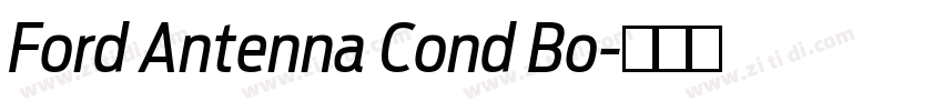 Ford Antenna Cond Bo字体转换